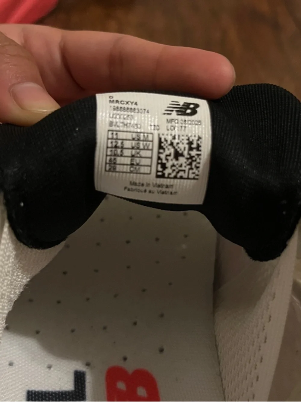 New Balance breathable knit